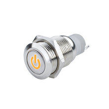 Load image into Gallery viewer, ORACLE Lighting Light Accessories and Wiring Oracle Power Symbol On/Off Flush Mount LED Switch - Amber SEE WARRANTY