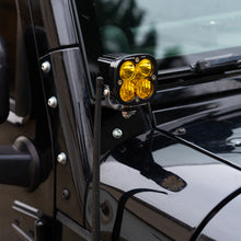 Load image into Gallery viewer, LED Light Pods Baja Amber Lens Driving Combo Pattern Pair Squadron Pro Series Baja Designs