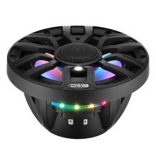 Load image into Gallery viewer, NXL 7.7” 2-Way Coaxial Marine Speaker with Bullet Tweeter, Digital LED Lights &amp; White Deck LED | 175W RMS 4-Ohm