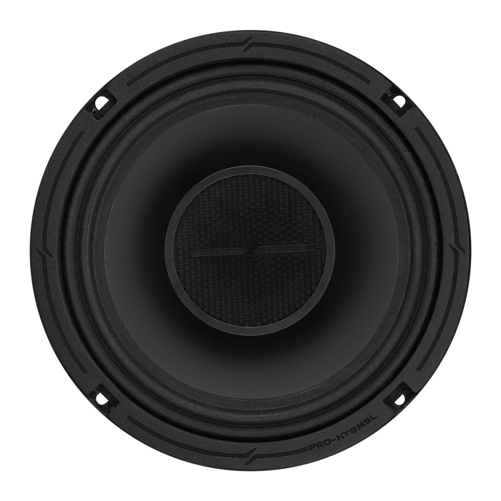 PRO 8" Shallow Coaxial Hybrid Mid-Range Loudspeaker with Built-in Driver | 200W RMS 8-Ohm