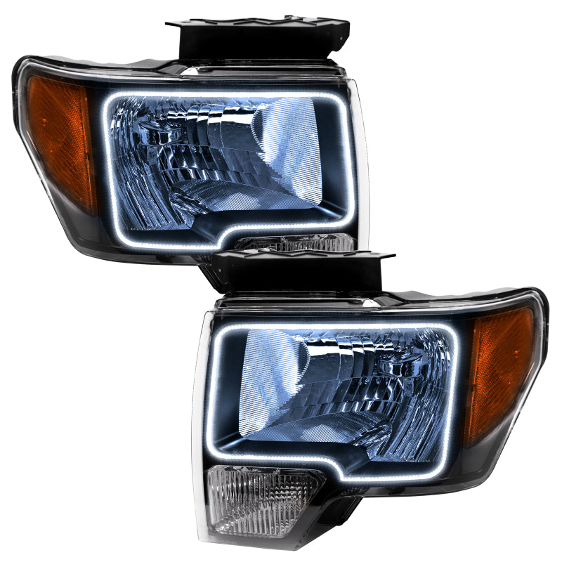 ORACLE Lighting Headlights Oracle 09-14 Ford F-150 LED HL - Black - White SEE WARRANTY