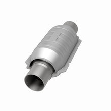 Load image into Gallery viewer, Magnaflow Catalytic Converter Universal MagnaFlow Conv Univ 2in Inlet/Outlet Ctr/Ctr Round 9in Body L x 5.125in W x 13in Overall L 49 State
