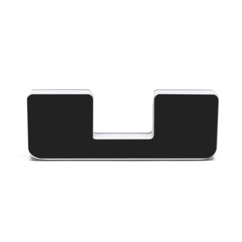 ORACLE Lighting Light Accessories and Wiring ORACLE Lighting Universal Illuminated LED Letter Badges - Matte Blk Surface Finish - U SEE WARRANTY