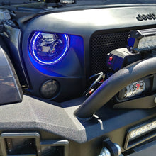 Load image into Gallery viewer, ORACLE Lighting Headlights Oracle 7in High Powered LED Headlights - Black Bezel - Dynamic - Dynamic SEE WARRANTY