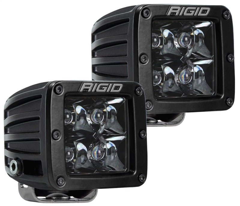 Rigid Industries Light Bars & Cubes Rigid Industries D-Series Midnight Edition - Spot - Set of 2