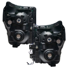 Load image into Gallery viewer, ORACLE Lighting Headlights Oracle 11-16 Ford F250/350 LED HL - Black - ColorSHIFT w/ BC1 Controller