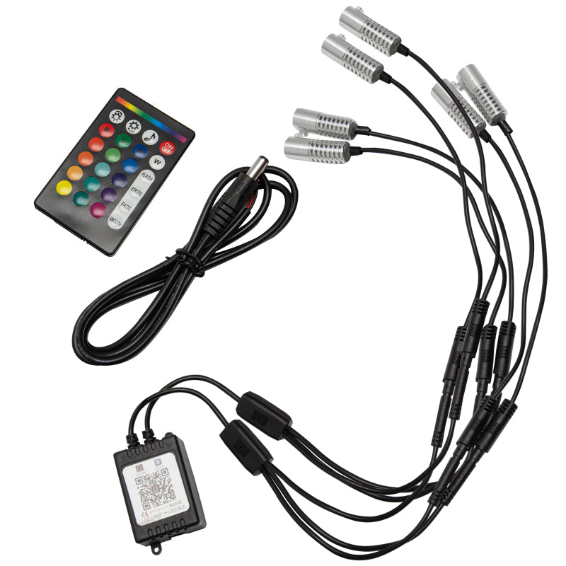ORACLE Lighting Light Accessories and Wiring Oracle Fiber Optic LED Light Head - ColorSHIFT (6PCS) - ColorSHIFT SEE WARRANTY