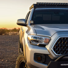 Load image into Gallery viewer, Rigid Industries Light Bars &amp; Cubes Rigid Industries 16-20 Toyota Tacoma A-Pillar Light Kit w/D-SS Flood