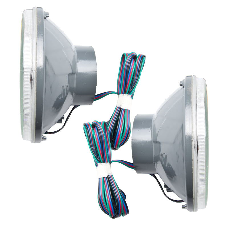 ORACLE Lighting Headlights Oracle 97-06 Jeep Wrangler TJ SMD HL - ColorSHIFT w/ BC1 Controller