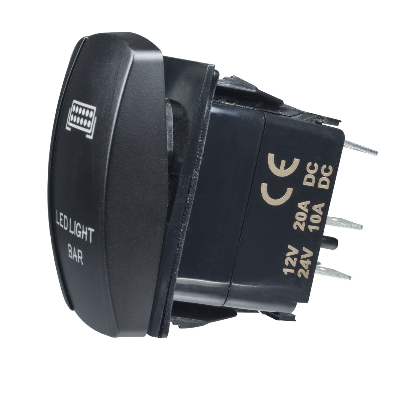 ORACLE Lighting Light Accessories and Wiring Oracle LED Light Bar Deluxe Rocker Switch - Black SEE WARRANTY