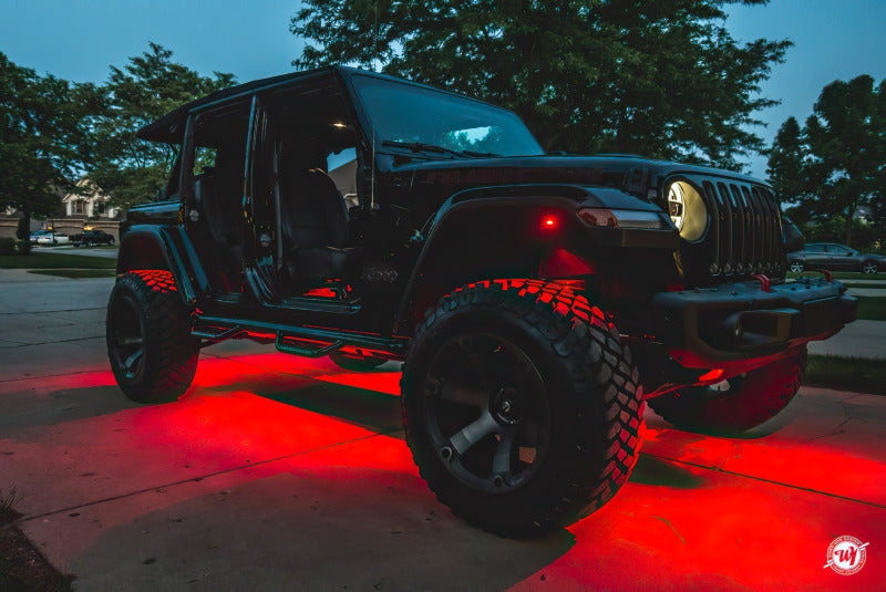 ORACLE Lighting Light Bars & Cubes Oracle Bluetooth + RF Underbody Rock Light Kit - 4 PCS - ColorSHIFT SEE WARRANTY