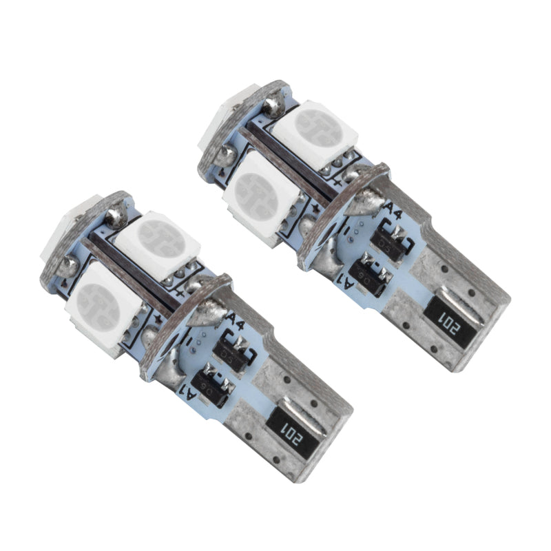 ORACLE Lighting Bulbs Oracle T10 5 LED 3 Chip SMD Bulbs (Pair) - Purple SEE WARRANTY