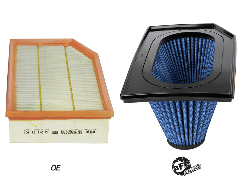 aFe Cold Air Intakes aFe Magnum FLOW PRO 5R Inverted Air Filter 18-19 Jeep Wrangler (JL) I4-2.0L(t) / V6-3.6