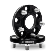 Load image into Gallery viewer, Mishimoto Wheel Spacers &amp; Adapters Mishimoto Wheel Spacers - 5x108 - 63.3 - 15 - M12 - Black