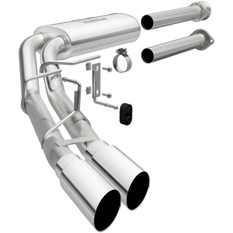 Magnaflow Catback Magnaflow 15-21 Ford F-150 Street Series Cat-Back Performance Exhaust System- Polished Side Exit