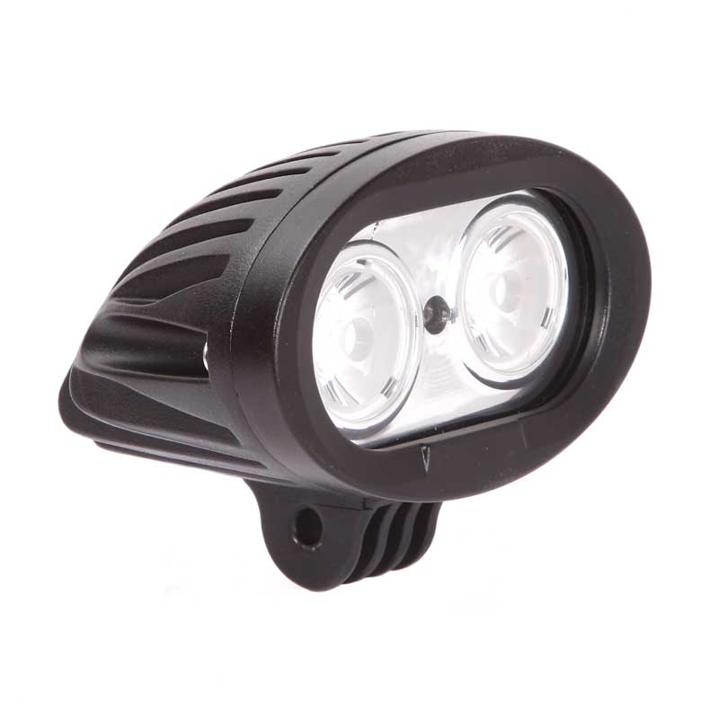 Quake LED Work Light 4 Inch Work Light 20 Watt Spot Chrome Quantum Series - QQU432