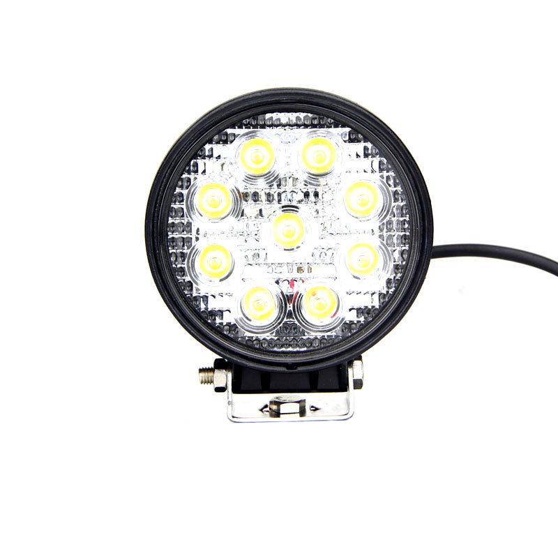 Quake LED Work Light 4 Inch Work Light 27 Watt Green Spot Fracture Series - QFR069