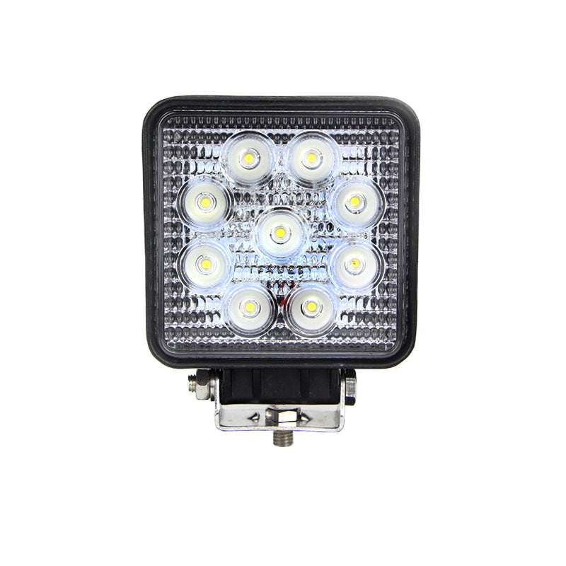 Quake LED Work Light 4 Inch Work Light 27 Watt 60 Degree Warm Flood Fracture Series - QFR167