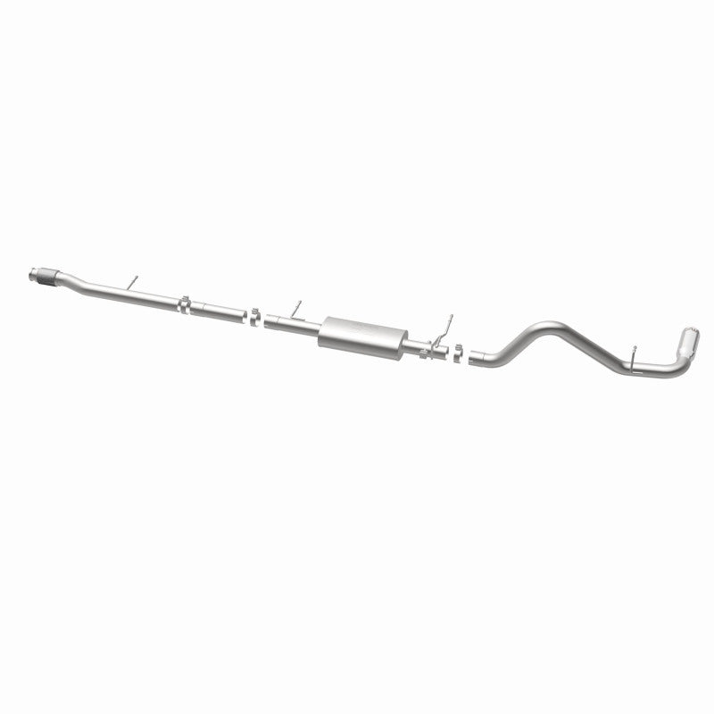 Magnaflow Catback Magnaflow 14 Chevy Silverado V8 5.3L CC/EC Cab Single P/S Rear Exit Stainless Cat Back Perf Exhaust