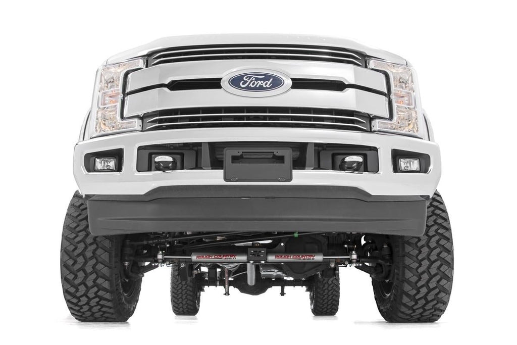 Rough Country Lift Kits 4.5 Inch Suspension Lift Kit w/Front Drive Shaft 17-19 F-250/350 4WD 4 Inch Axle Diesel Rough Country - 50621