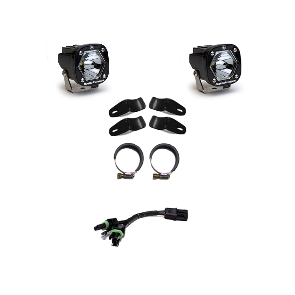 Baja Designs Motorcycle Headlights S1 Universal Moto Kit Spot w/EFI Baja Desgins - 507086