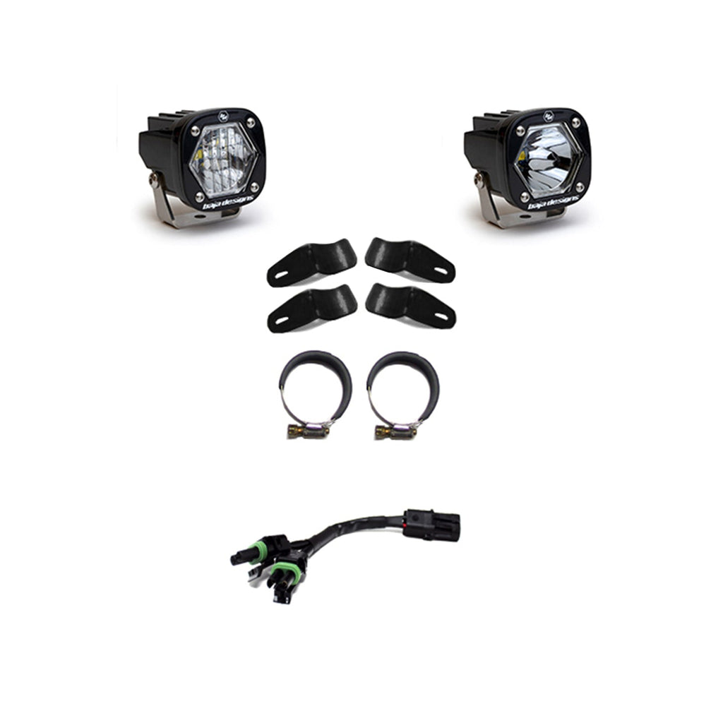 Baja Designs Motorcycle Headlights S1 Universal Moto Kit Driving/Combo w/EFI Baja Designs - 507087