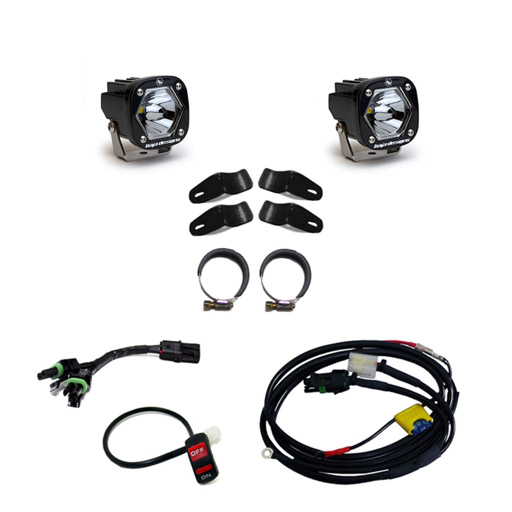 Baja Designs Motorcycle Headlights S1 Universal Moto Kit Spot Baja Designs - 507096