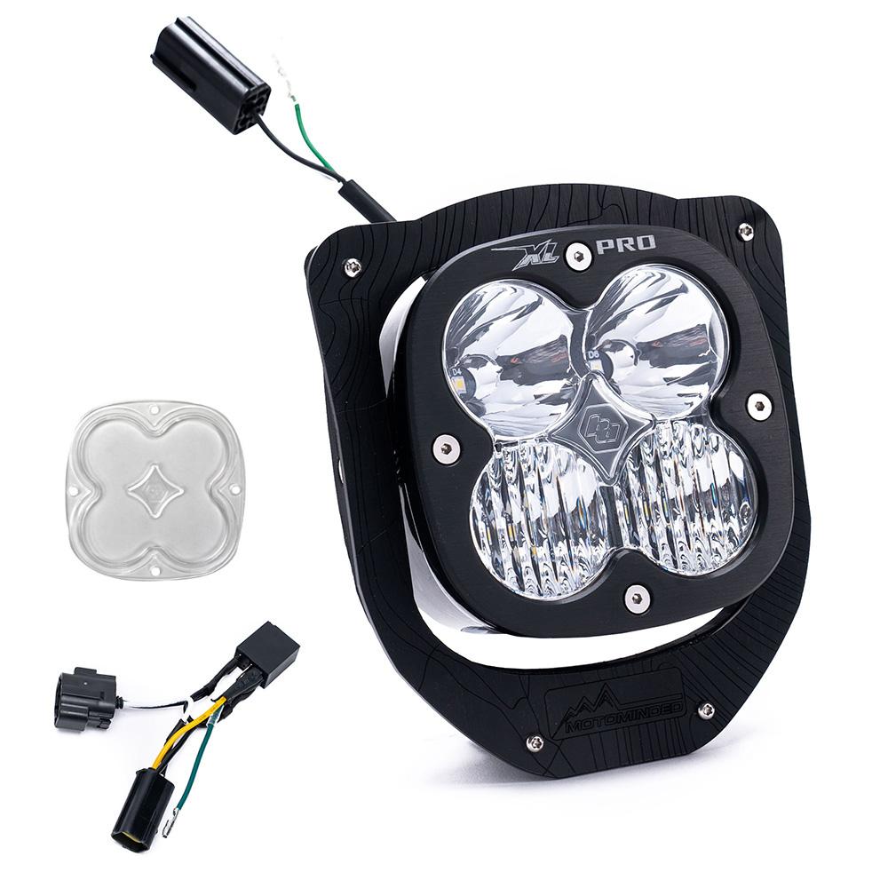 Baja Designs Headlight Kit Husqvarna XL Pro D/C Headlight Kit w/ Hi-Low Harness 2024 FE 350S FE 501S FE350W FE 501W FE 450 TE 150 TE 250 TE 300 Driving Combo Clear - 507109