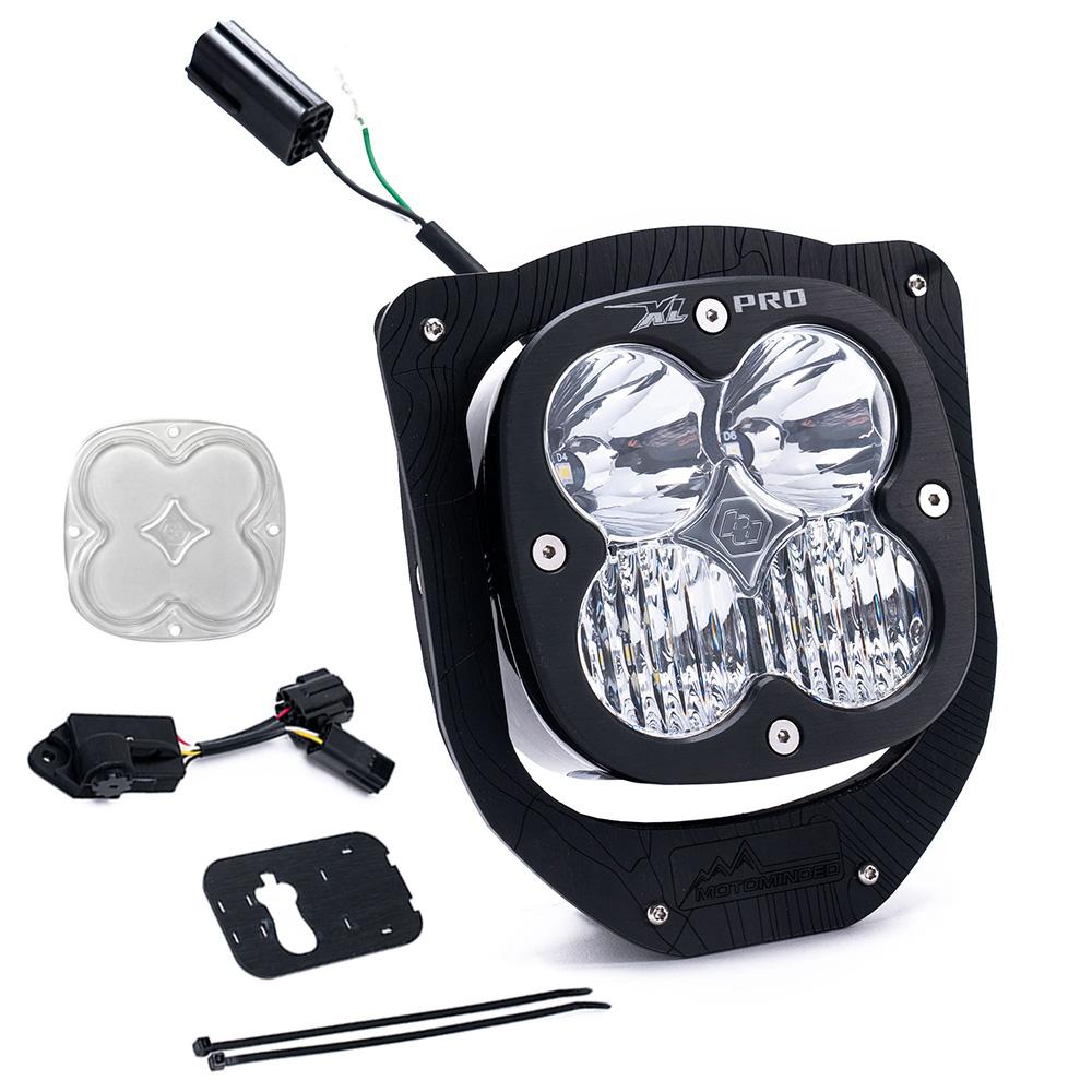 Baja Designs Headlight Kit Husqvarna XL Pro D/C Headlight Kit w/ Dimmer 2024 FE 350S FE 501S FE350W FE 501W FE 450 TE 150 TE 250 TE 300 Driving Combo Clear - 507111