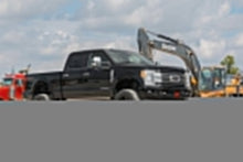 Load image into Gallery viewer, 6 Inch Ford 4-Link Suspension Lift Kit w/Front Drive Shaft 17-19 F-250/350 4WD Diesel 4 Inch Axle w/Overloads Rough Country