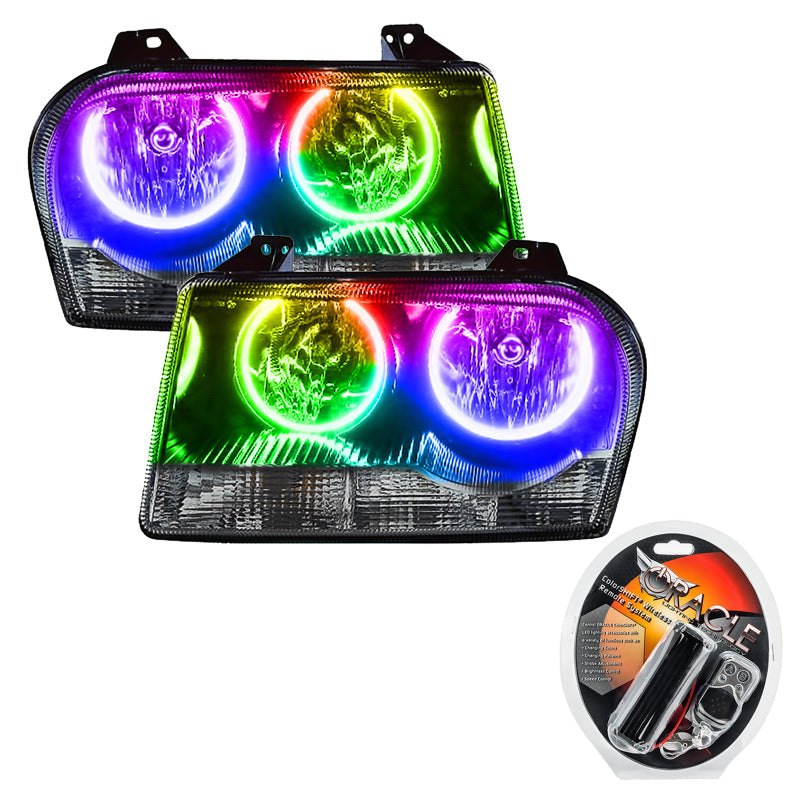 ORACLE Lighting Headlights Oracle 05-10 Chrysler 300 V6 SMD HL - ColorSHIFT SEE WARRANTY