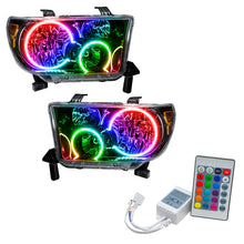 Load image into Gallery viewer, ORACLE Lighting Headlights Oracle 07-11 Toyota Tundra Pre-Assembled Headlights- Blk Housing - w/ Simple Cntrl SEE WARRANTY
