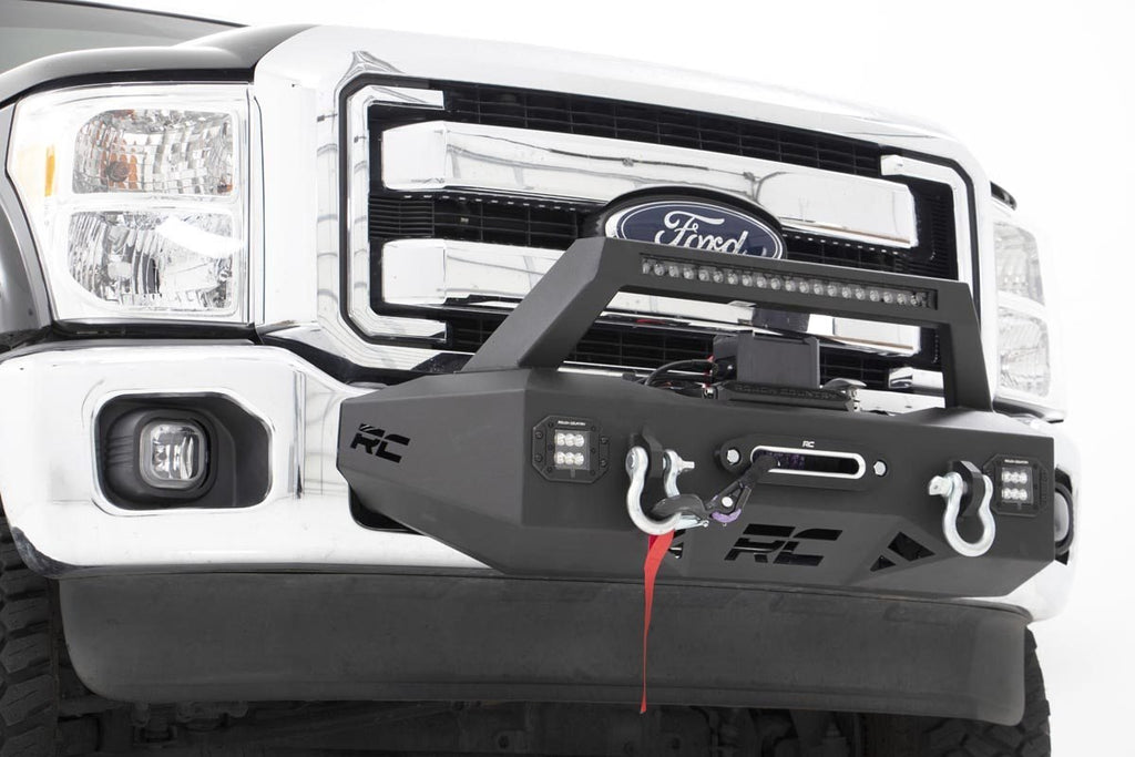Rough Country Winch Mounting Kits EXO Winch Mount System 11-16 Ford F-250/F-350 Rough Country - 51006
