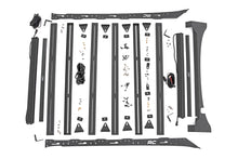 Load image into Gallery viewer, Ford Roof Rack System w/Front and Rear Facing LEDs and 40 Inch Single Row Black Series Light Bar 15-18 Ford F-150 Rough Country