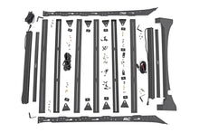 Load image into Gallery viewer, Rough Country Roof Rack Ford Roof Rack System w/Front and Rear Facing LEDs and 40 Inch Single Row Black Series Light Bar 15-18 Ford F-150 Rough Country - 51022