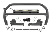 Load image into Gallery viewer, Rough Country Mounting Brackets(Lighting) Nudge Bar 20 Inch Black Series w/ White DRL Single Row LED 21-Up Ford Bronco Sport Rough Country - 51042