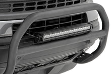 Load image into Gallery viewer, Rough Country Mounting Brackets(Lighting) Nudge Bar 20 Inch Black Series w/ White DRL Single Row LED 21-Up Ford Bronco Sport Rough Country - 51042