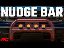 Load image into Gallery viewer, Rough Country Bumper Bull Bar Nudge Bar 20 Inch Black Series DRL Single Row LED 21-Up Ford Bronco 4WD Rough Country - 51047