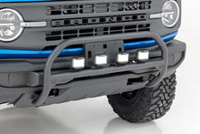 Load image into Gallery viewer, Rough Country Bumper Bull Bar Nudge Bar 20 Inch Black Series DRL Single Row LED 21-Up Ford Bronco 4WD Rough Country - 51047