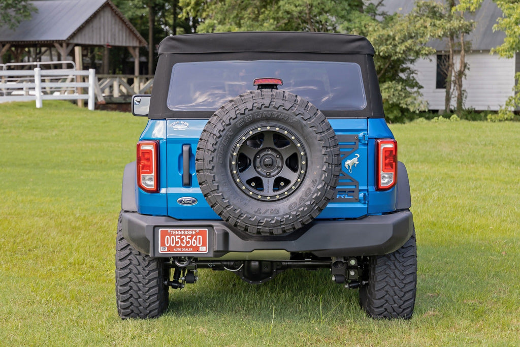 Rough Country Spare Tire Relocation Kit Spare Tire Relocation 21-Up Ford Bronco 4WD Rough Country - 51053