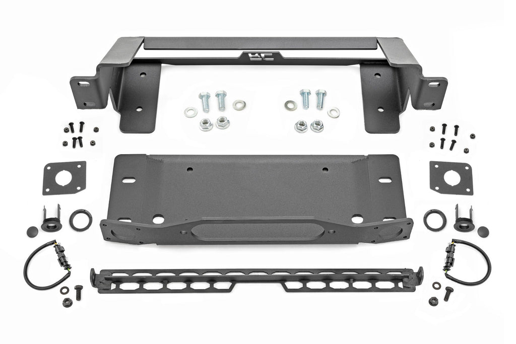 Rough Country Winch Mount Plate High Winch Mount All Models Ford Bronco 4WD 21-Up) Rough Country - 51066