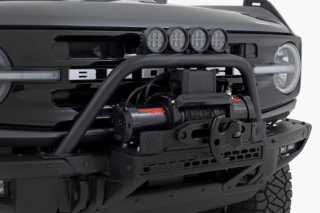 Rough Country Bumper Bull Bar Safari Bar OE Modular Steel Ford Bronco 4WD (21-23) Rough Country - 51110