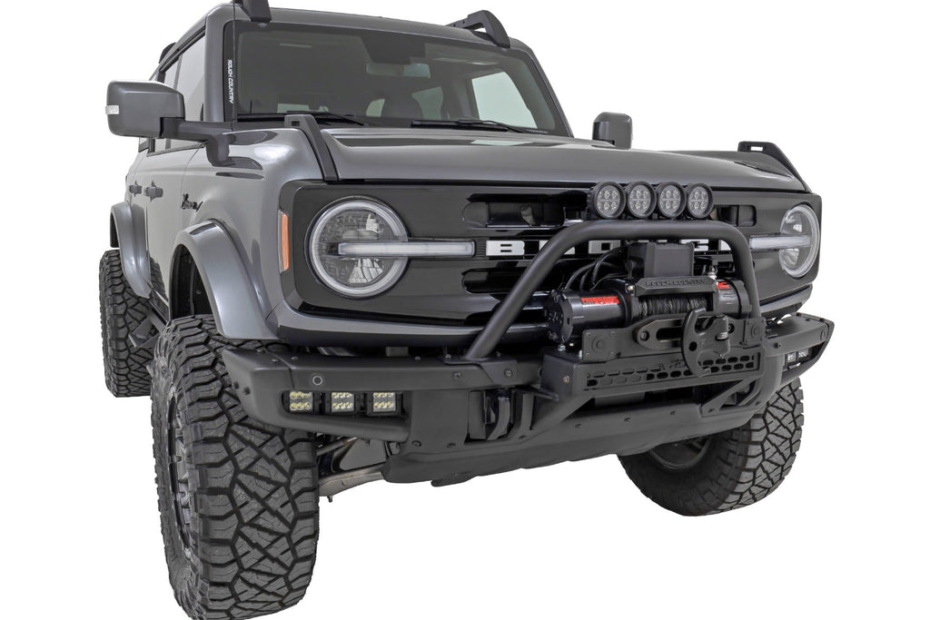 Rough Country Bumper Bull Bar Safari Bar OE Modular Steel Ford Bronco 4WD (21-23) Rough Country - 51110