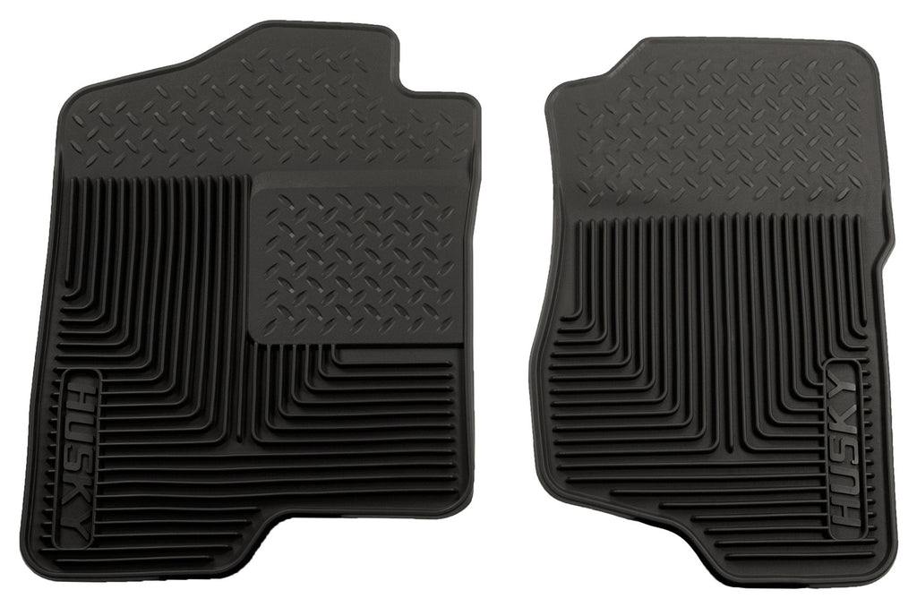 Heavy Duty Floor Mats Front Floor Mats For 2007-2014 Escalade ESV/EXT, Avalanche, Silverado/Sierra 1500/2500 HD/3500 HD, Suburban 1500/2500 Husky Liners
