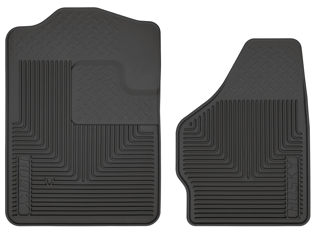 Heavy Duty Floor Mats Front Floor Mats For 1999-2010 F-250 Super Duty, F-350 Super Duty, F-450 Super Duty, Excursion Husky Liners