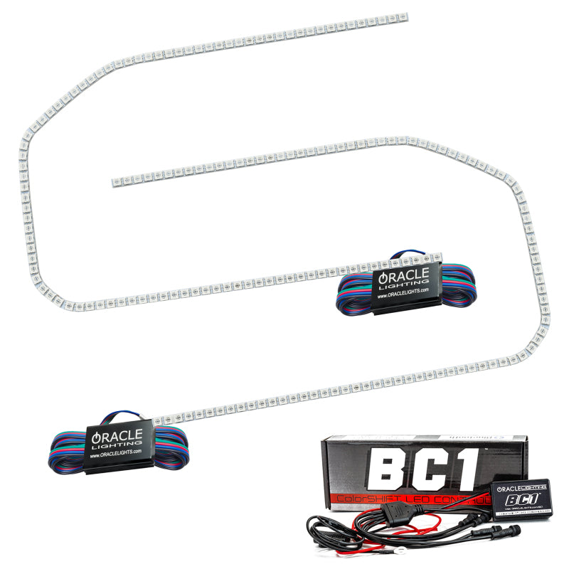 ORACLE Lighting Headlights Oracle 16-18 GMC Sierra Headlight DRL Upgrade Kit - ColorSHIFT w/ BC1 Controller SEE WARRANTY