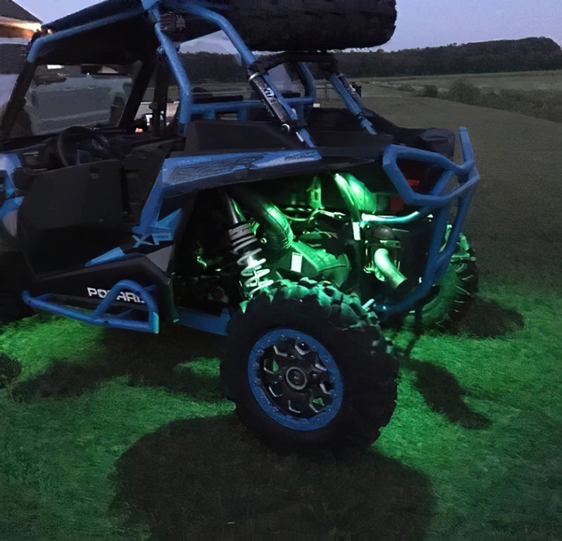 ORACLE Lighting Light Bars & Cubes Oracle Bluetooth + RF Underbody Rock Light Kit - 4 PCS - ColorSHIFT SEE WARRANTY