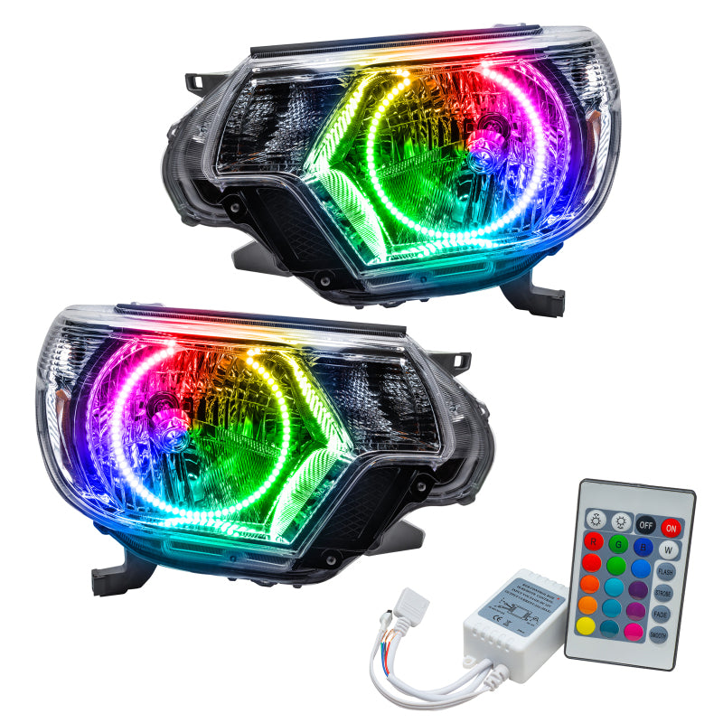 ORACLE Lighting Headlights Oracle 12-15 Toyota Tacoma SMD HL - ColorSHIFT w/ Simple Controller SEE WARRANTY