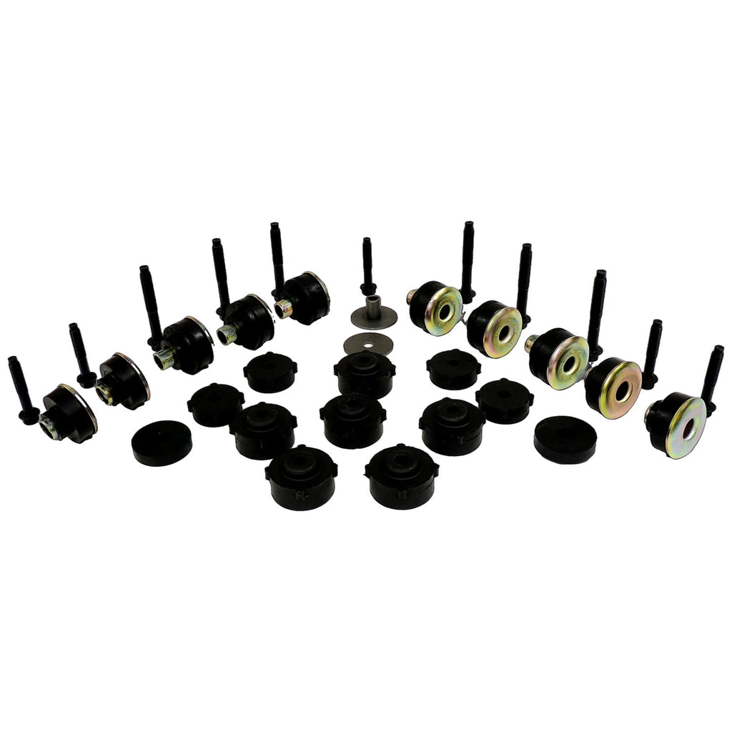 Body Mount Master Kit for 1987-1995 Jeep YJ Wrangler w/ Steel Body Crown Automotive