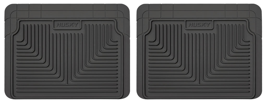 Heavy Duty Floor Mats 2nd Or 3rd Seat Floor Mats Black 20.75 x 16 Inches Husky Liners